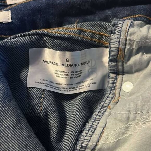 Anne Klein Mid Rise Straight Ankle Jeans Various Sizes - Picture 4 of 6